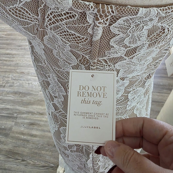 JLUXLABEL White Lace Overlay Dress - Picture 8 of 13